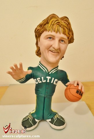 Funny caricature Sculpture by Mike K. Viner - Gallery: Larry Bird