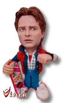 Michael J. Fox as Marty McFly by Mike K. Viner